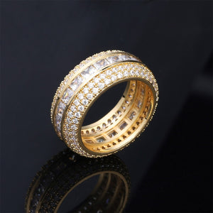 Baguette Layered Classic Ring