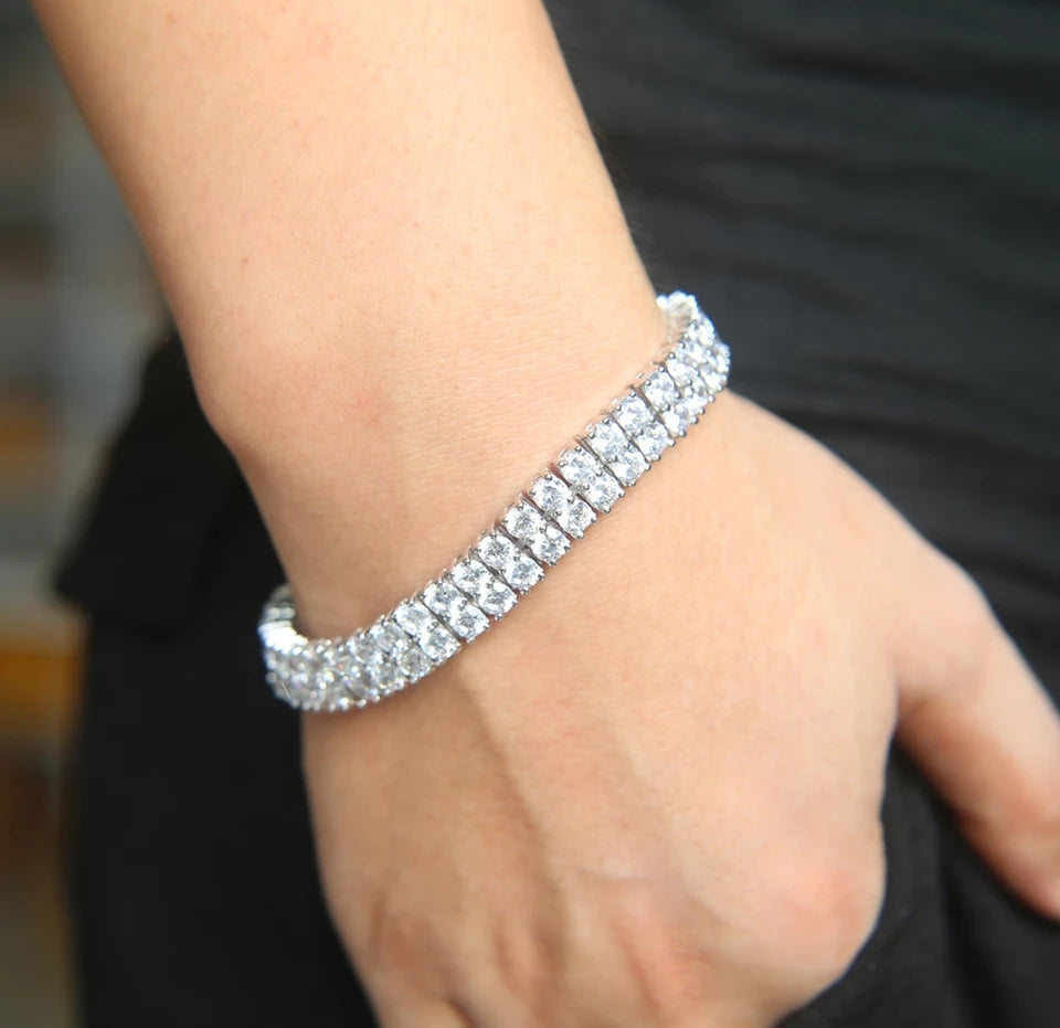 10mm Two Row Premium Tennis Bracelet