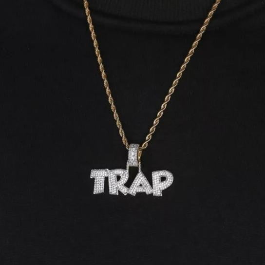 Gold TRAP Pendant - TheIceClub