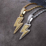 Layered Lightning Pendent