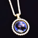 Custom Rotating Photo Pendant - TheIceClub