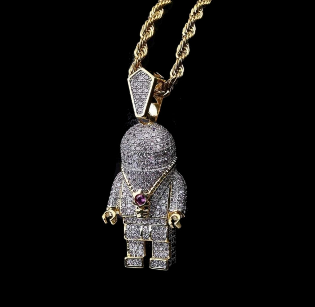 Lego Astronaut Pendent - TheIceClub