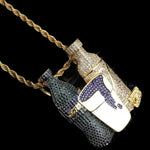 Purple Cup Pendant W/ Chain - TheIceClub