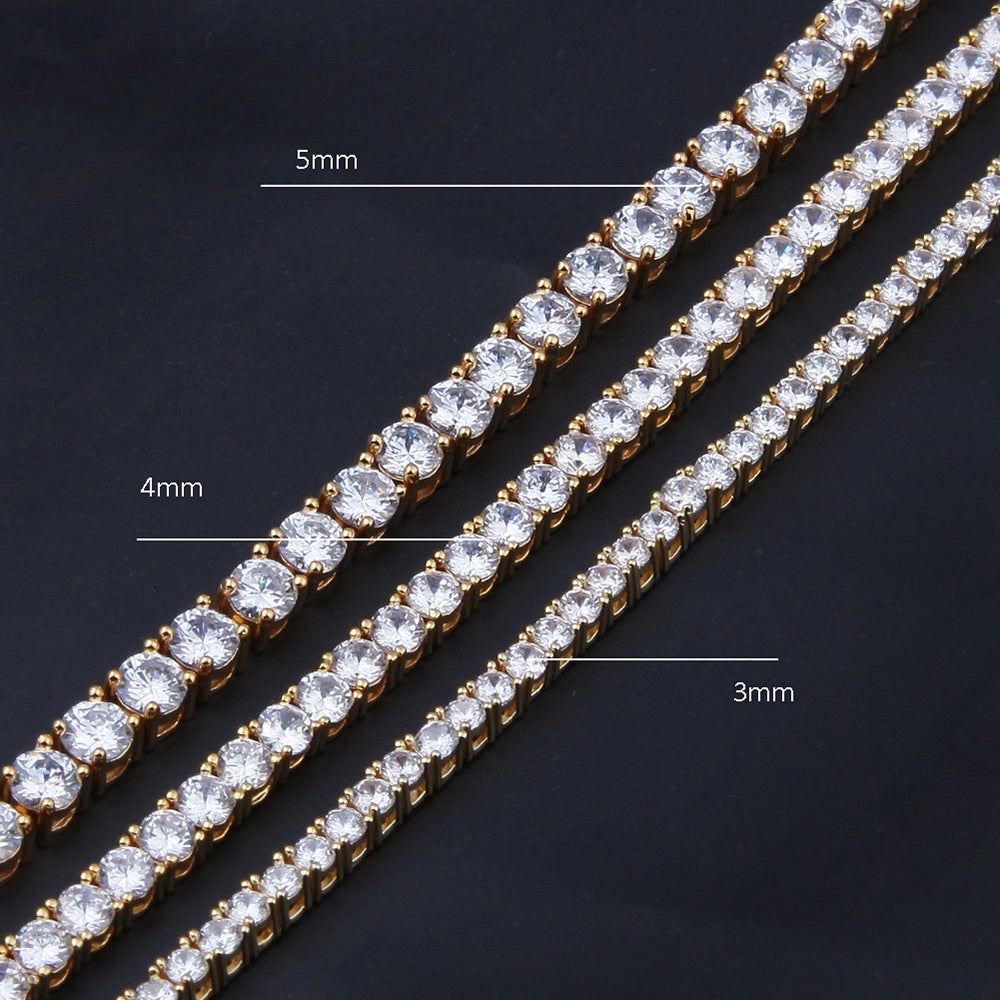 3mm Iced Tennis Bracelet