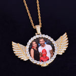 Custom Wing Photo Pendant - TheIceClub