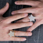 Baguette Star Ring