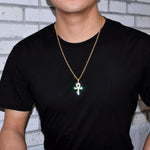 Iced Ankh Cross Pendant - TheIceClub