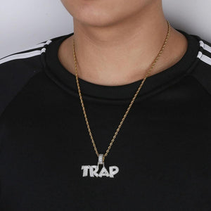 Gold TRAP Pendant - TheIceClub