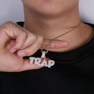 Gold TRAP Pendant - TheIceClub