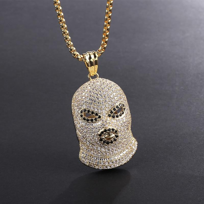 Iced Ski Mask Pendent - TheIceClub